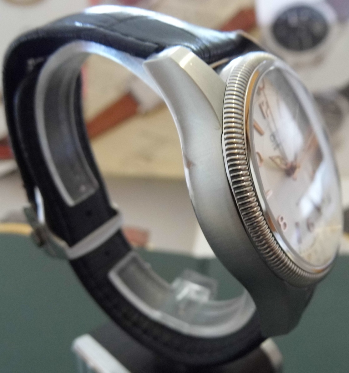 Oris Big Crown Pointer Date, Silver Dial, Leather Strap