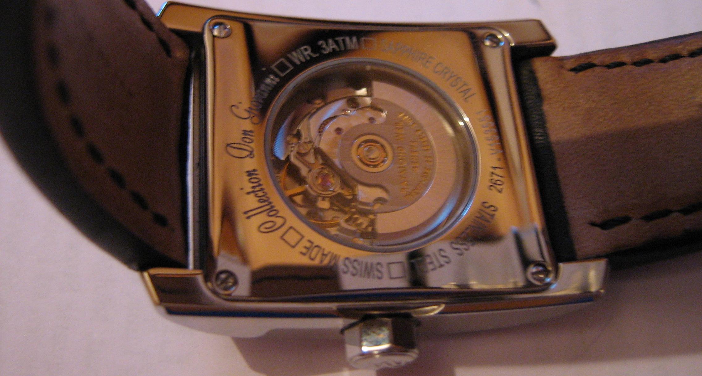 Raymond Weil Don Giovanni Automatic Watch, Black Dial With Leather Strap