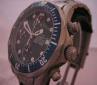 Omega Seamaster Titanium Chronograph, Blue Dial, Titanium Bracelet