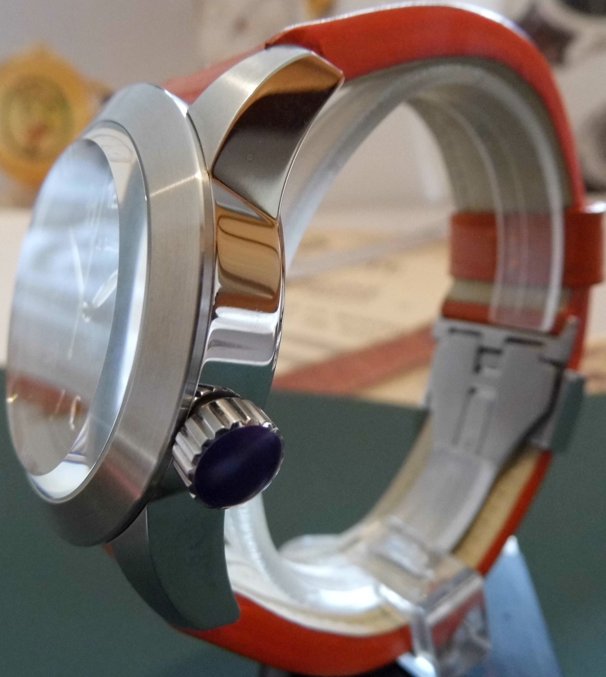 Paul Smith Swiss Quartz, Black Dial, Leather Strap