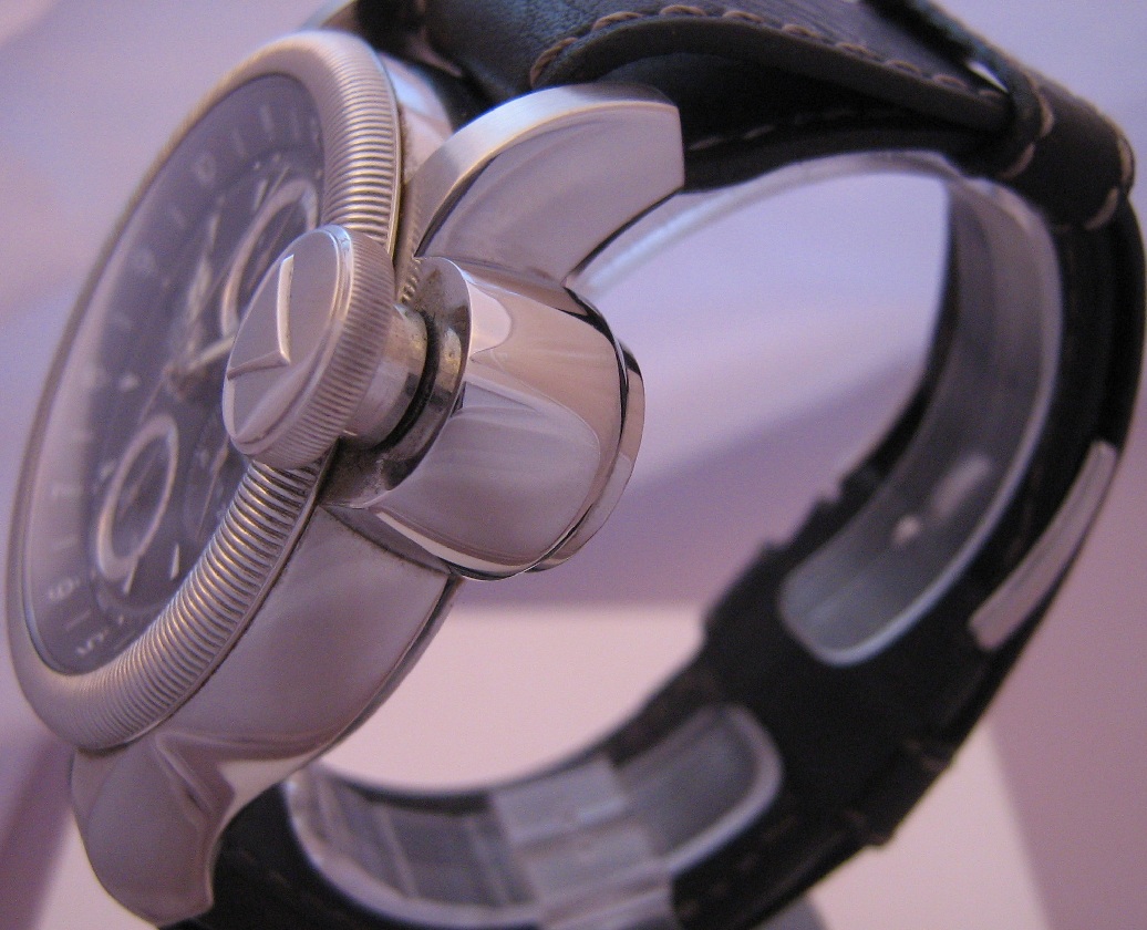 Oris Flight Timer R4118 Ltd Edition, Black Dial, Brown Leather Strap