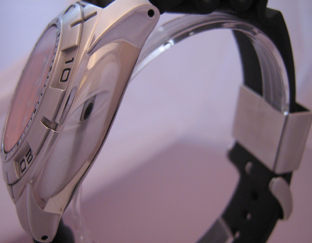 Seiko Scuba Kinetic 200M Divers, Orange Dial, Rubber Strap 