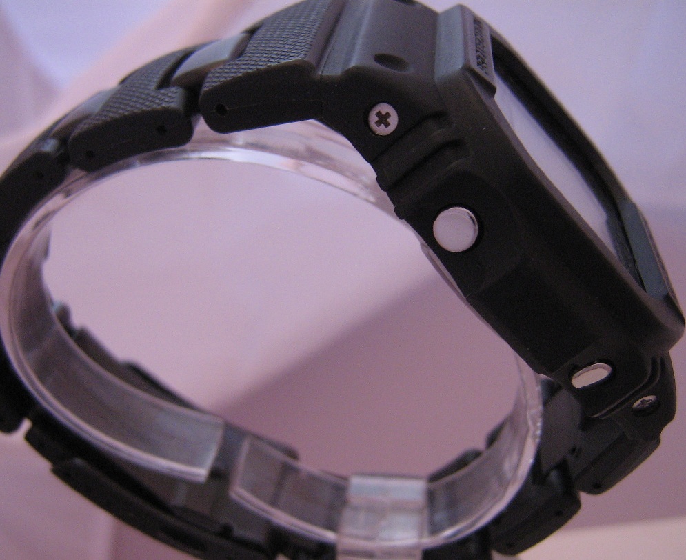 Casio G Shock Atomic Solar Negative Display, Black Dial 