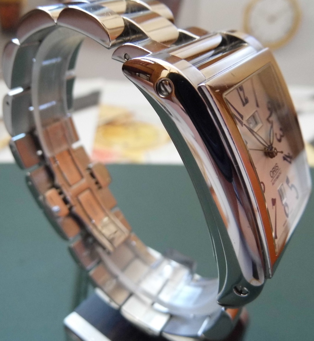 Oris Miles Day Date, Silver Dial, Bracelet