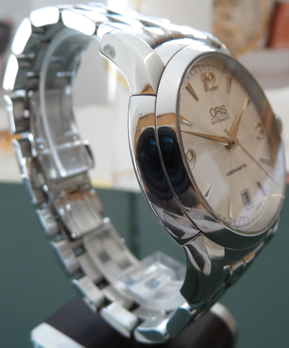 Oris Artelier Chronometer, Silver Dial, Bracelet