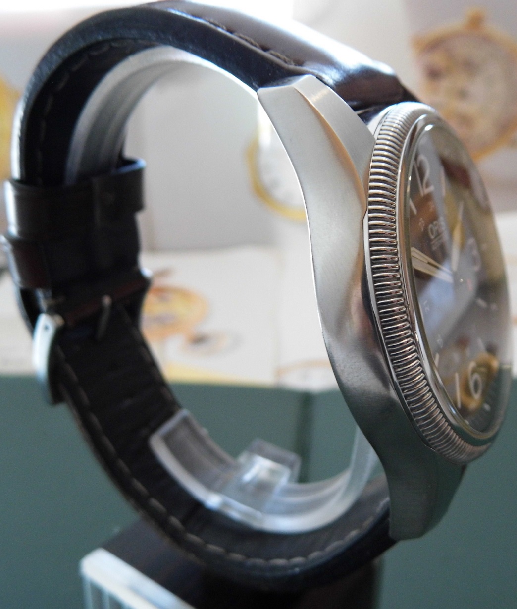 Oris Swiss Hunter Team PS Edition, Black Dial, Strap