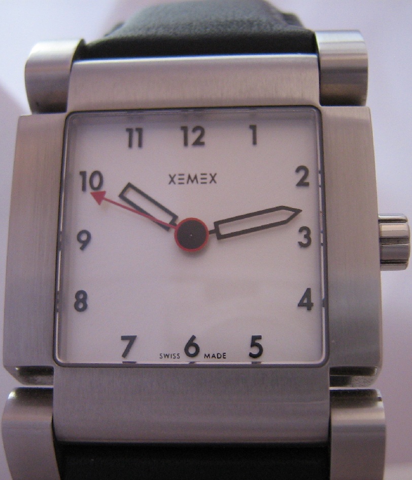Xemex Avenue Automatic, White Dial With Leather Strap