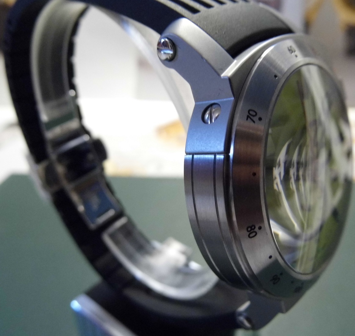 Xemex Concept One Chronograph, Yellow Dial, Rubber Strap