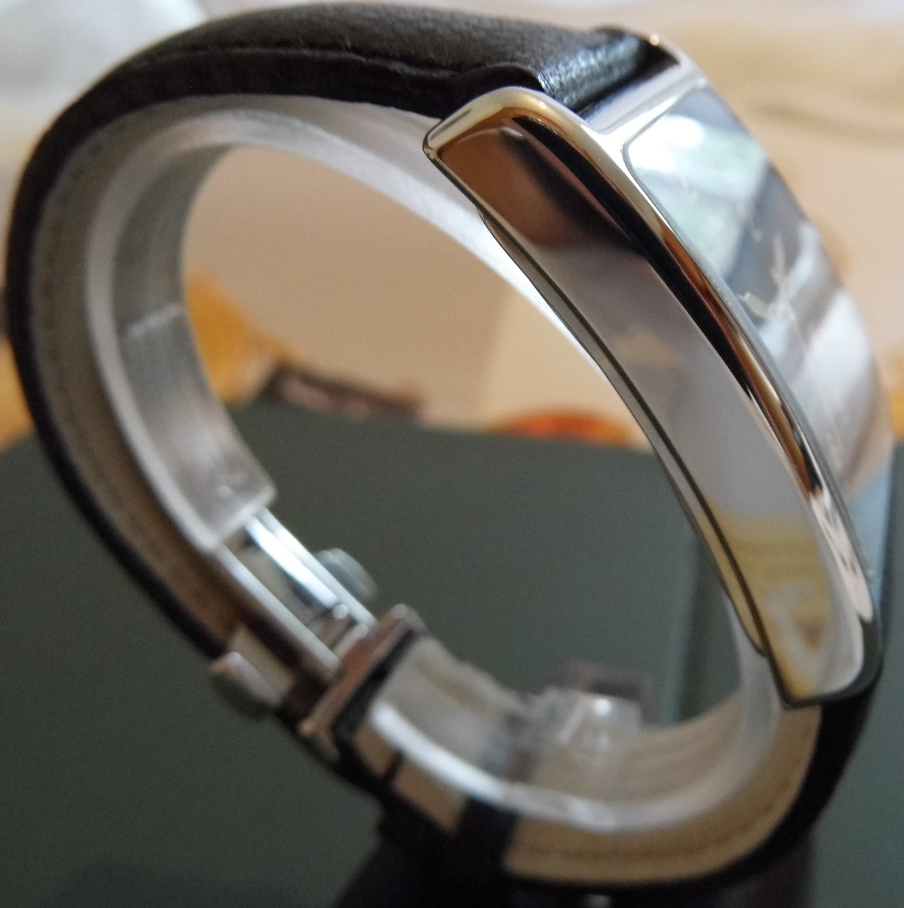 Daniel JeanRichard Lancia Limited Edition, Black Dial, Leather Strap