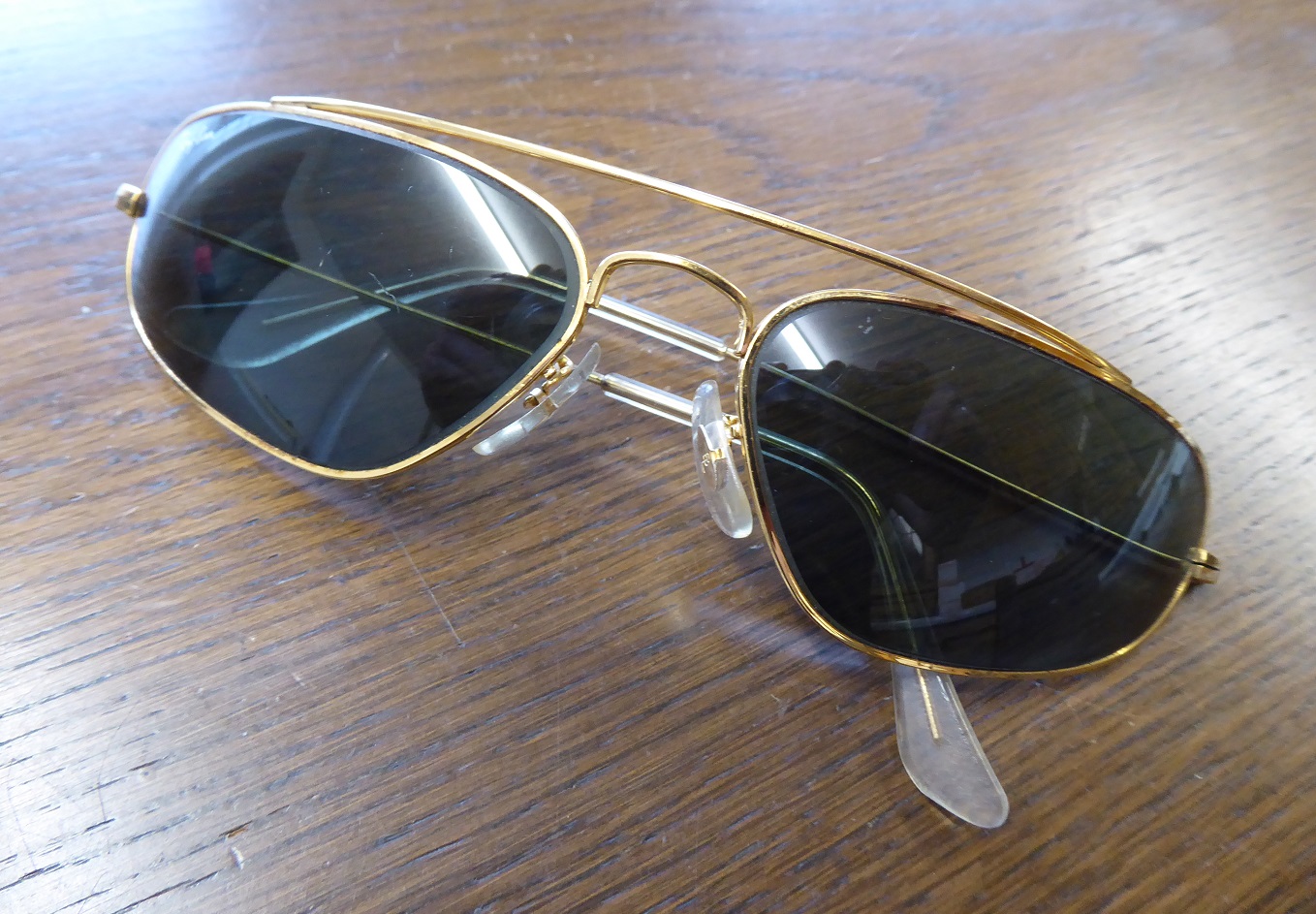 Ray Ban Fugitives Modified Aviator Sunglasses