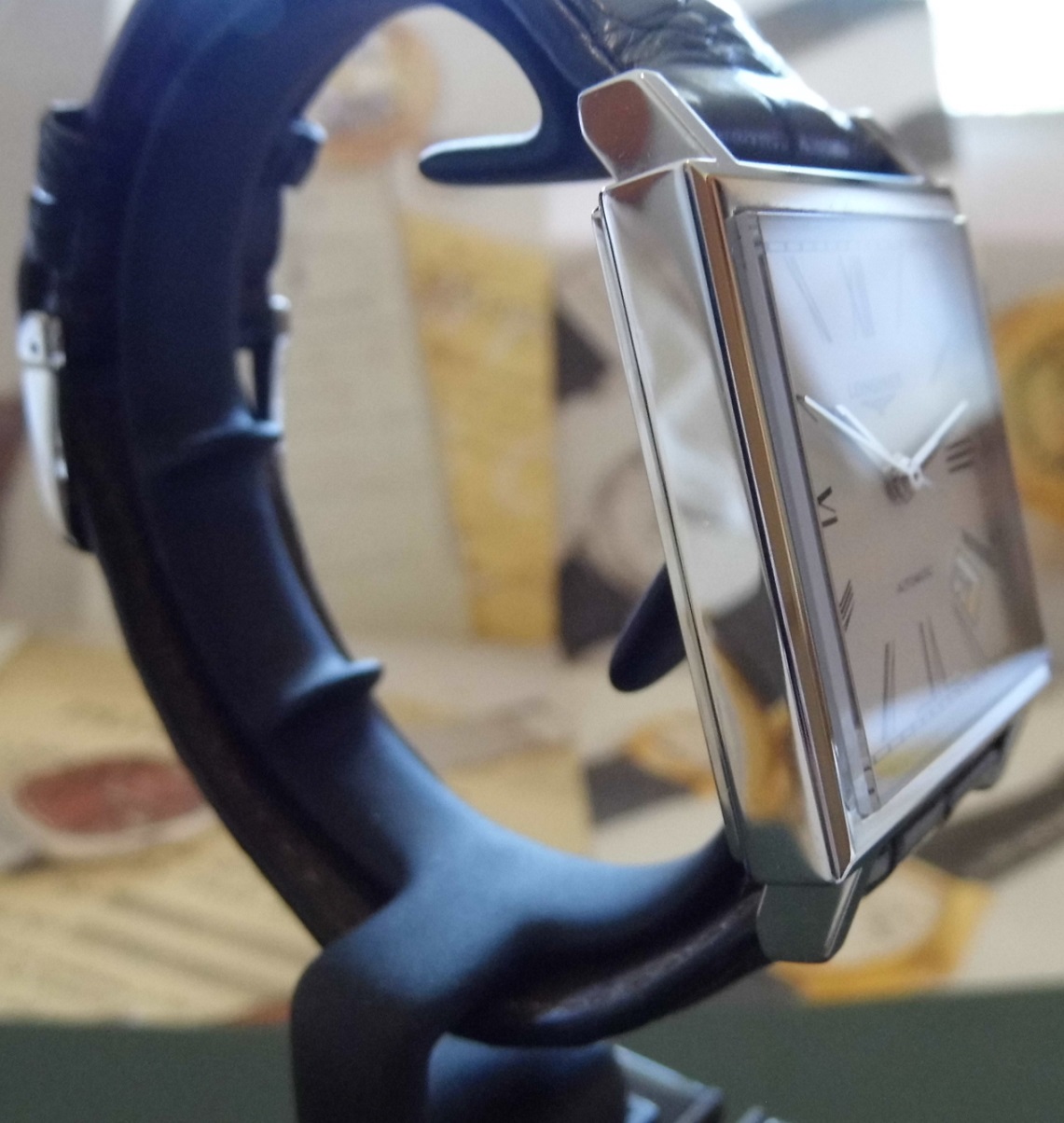 Longines Heritage 1968, Silver Dial, Leather Strap