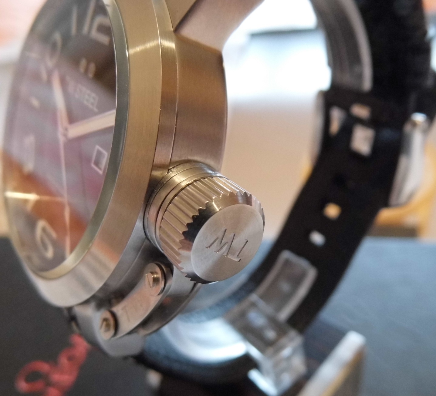 TW Steel Grandeur Swiss Automatic, Black Dial, Two Straps