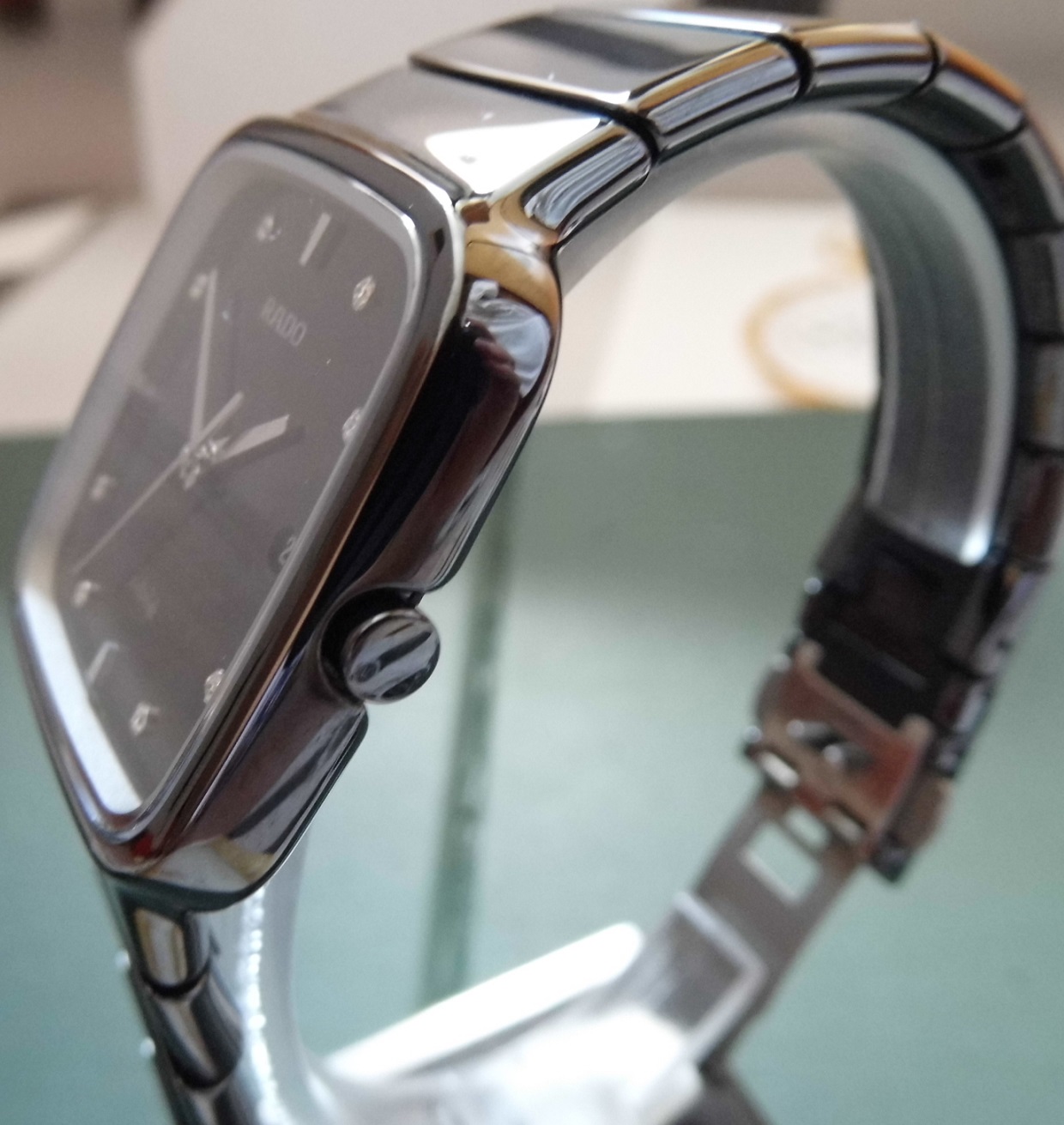 Rado R5.5 Jubile Diamonds, Black Dial, Black Ceramic Bracelet