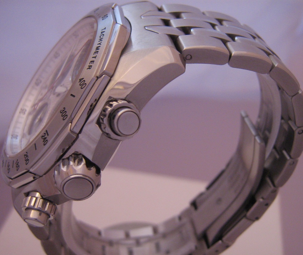 Cititzen Eco Drive Signature Flyback, Silver Dial, Steel Bracelet