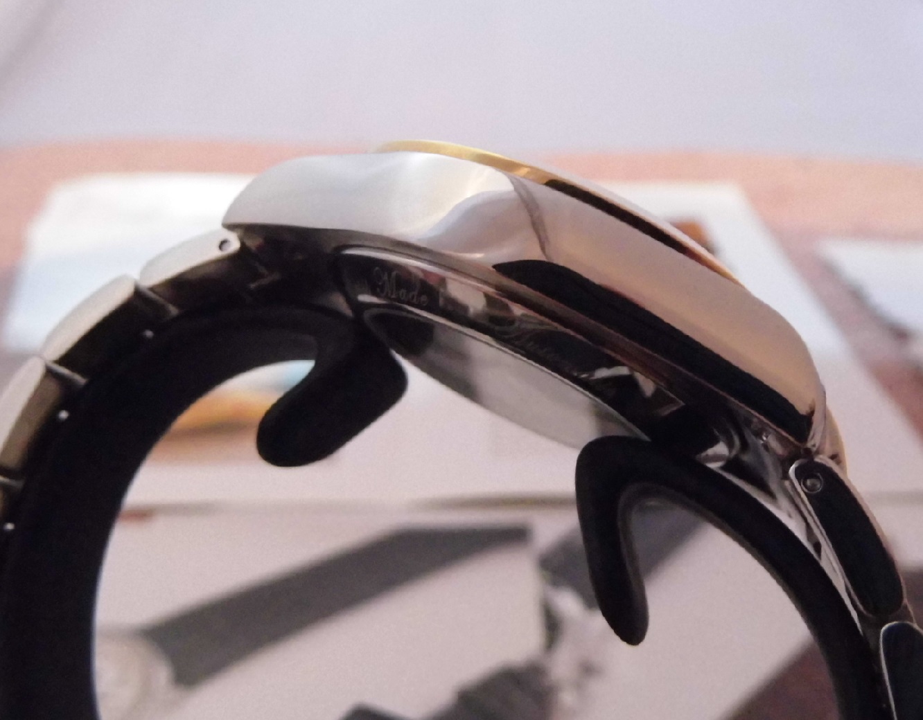 Rotary Les Originales Verbier Automatic, Gold Dial, Steel / Gold Bracelet