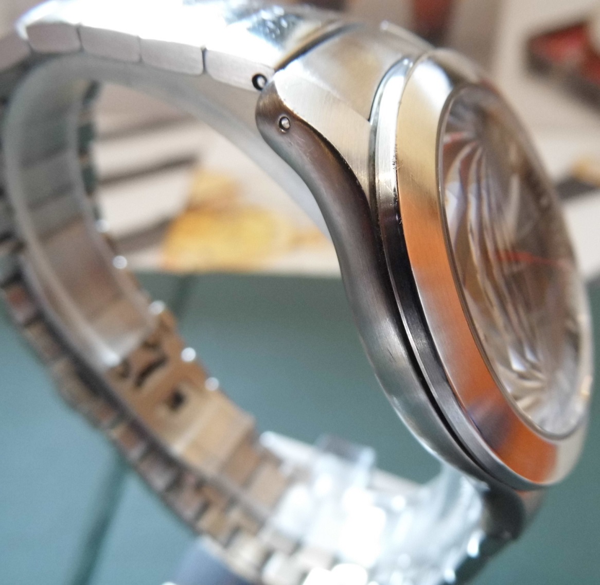 Eterna Porsche Design P6000, Black Dial, Steel Bracelet