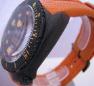 Zodiac Oceanaire, Black Dial With Orange Rubber Strap