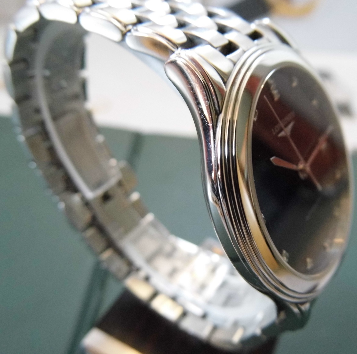 Longines Heritage Flagship Diamonds, Black Dial, Bracelet