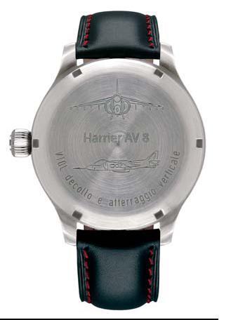Vertical Date Automatic Watch, Black Dial With Leather Strap