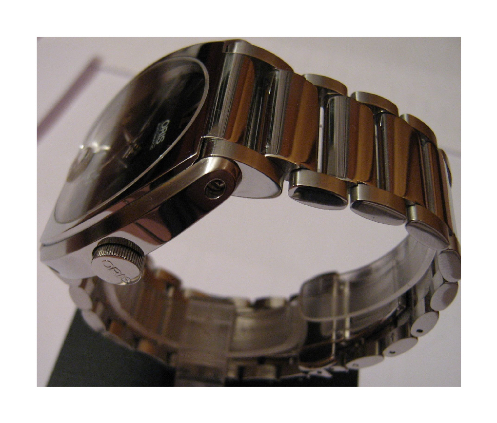 Used Oris Frank Sinatra Date Watch, Black Dial With Stainless Steel Bracelet