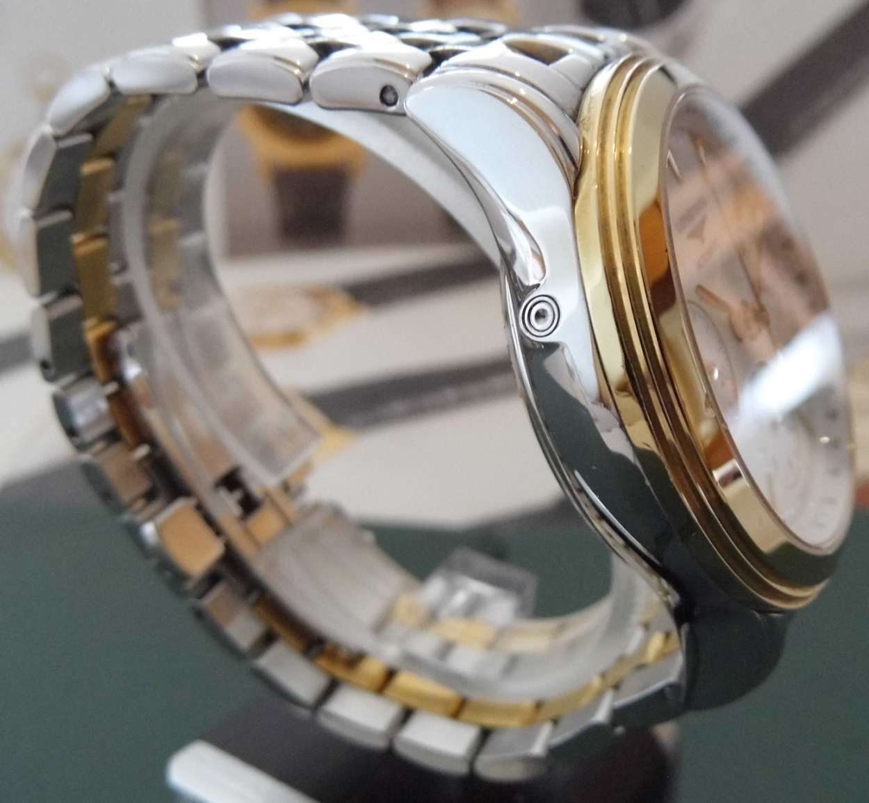 Longines Flagship Chronograph, White Dial, Bracelet