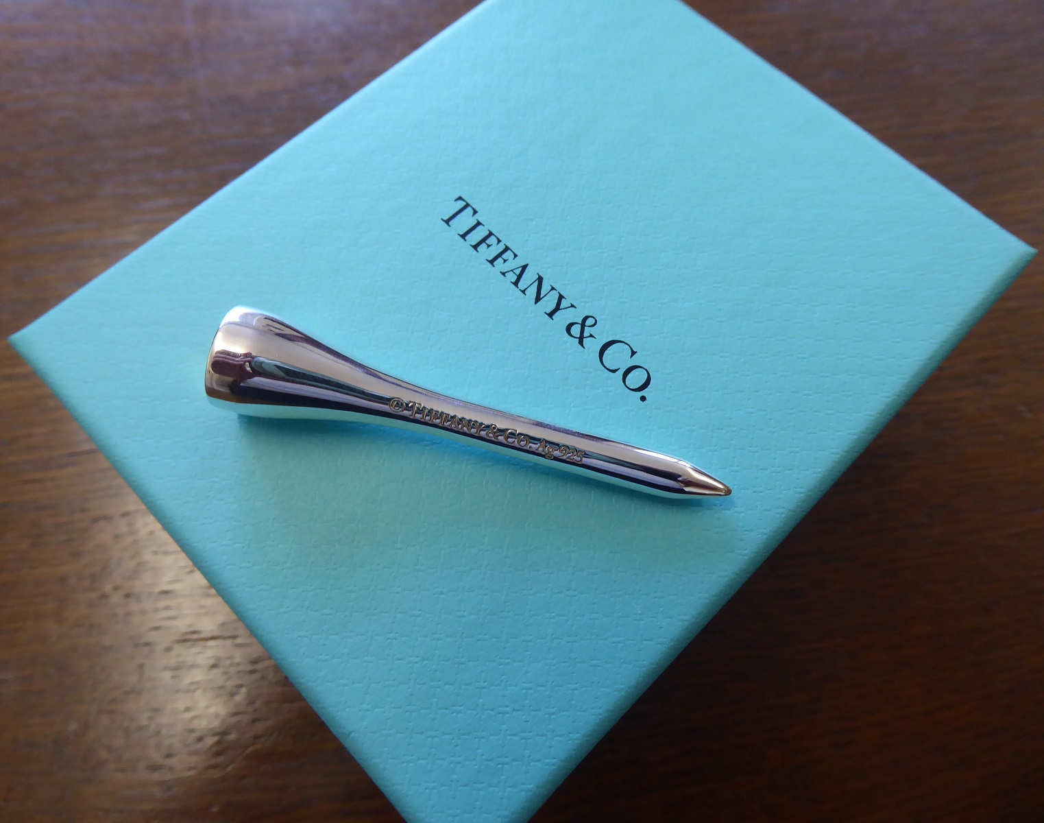 A Tiffany & Co Sterling Silver Golf Tee