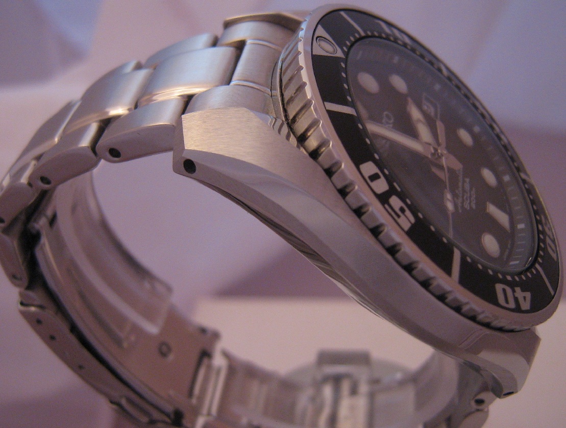 Seiko Scuba Prospex Sumo, Black Dial, Steel Bracelet