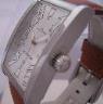 Erken Tegolo Automatic Watch, Silver Dial With Leather Strap