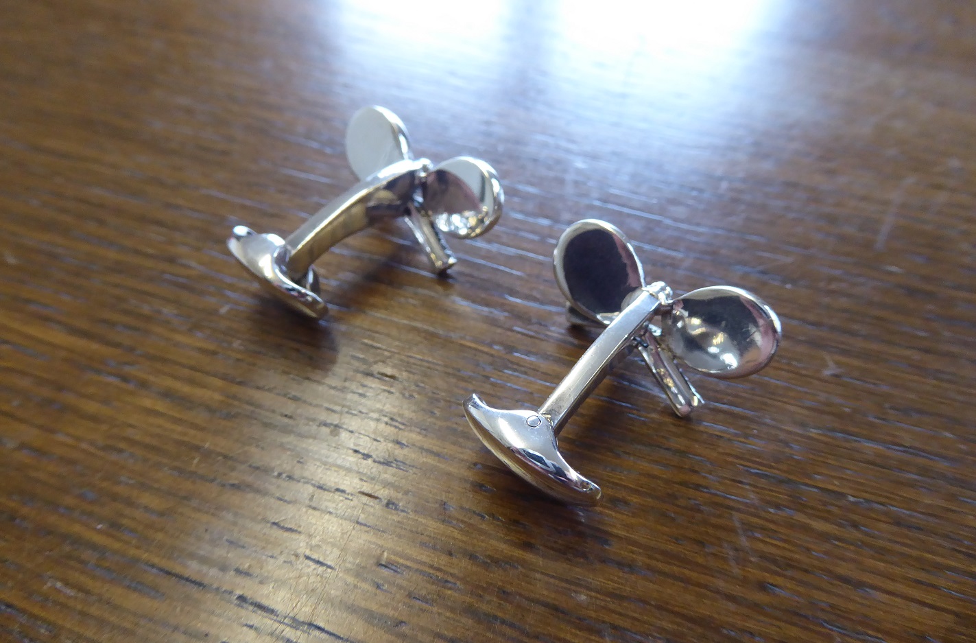 Ralph Lauren Sterling Silver Tennis Racket Cufflinks