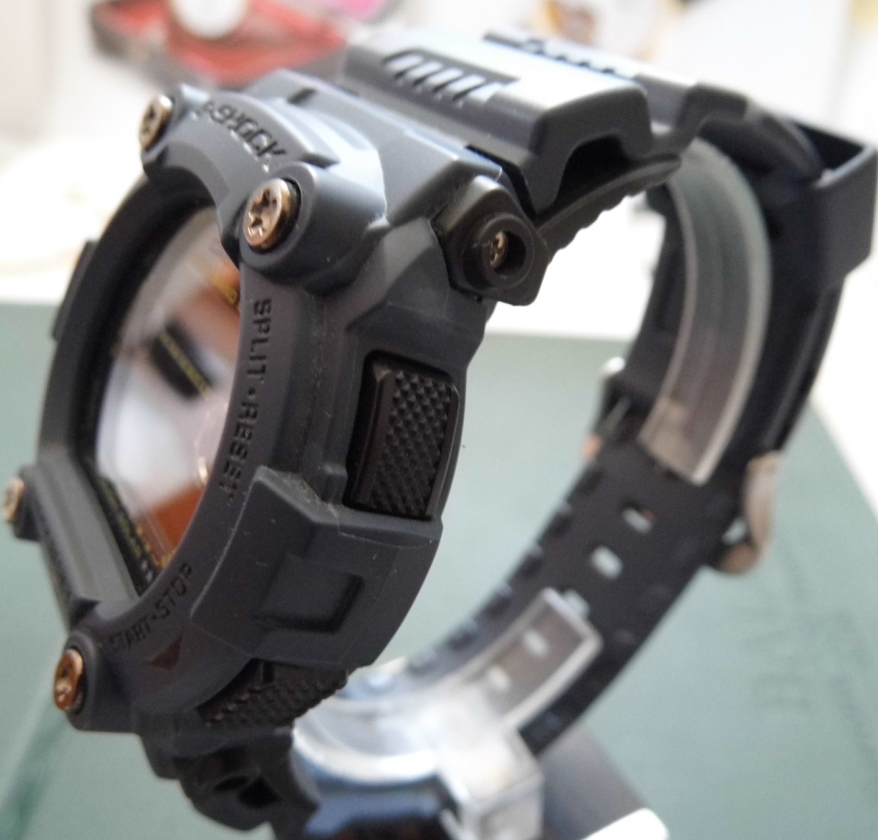 Casio G Shock GW-7900NV-2ER, Black Dial, Blue Strap