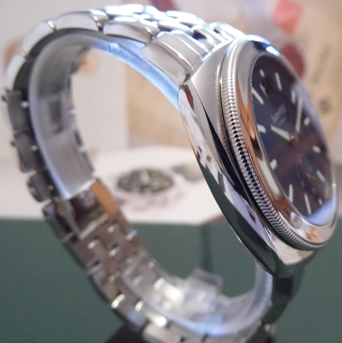 Eberhard & Co Boucanier Grande Date, Black Dial, Bracelet