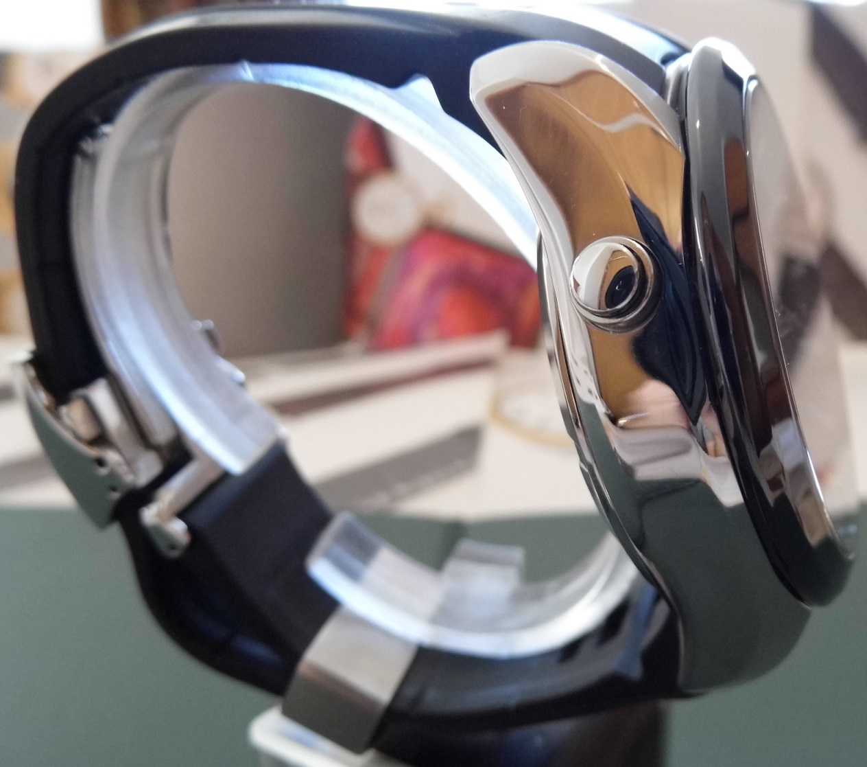 Seiko Astron GPS Solar, Black Dial, Rubber Strap