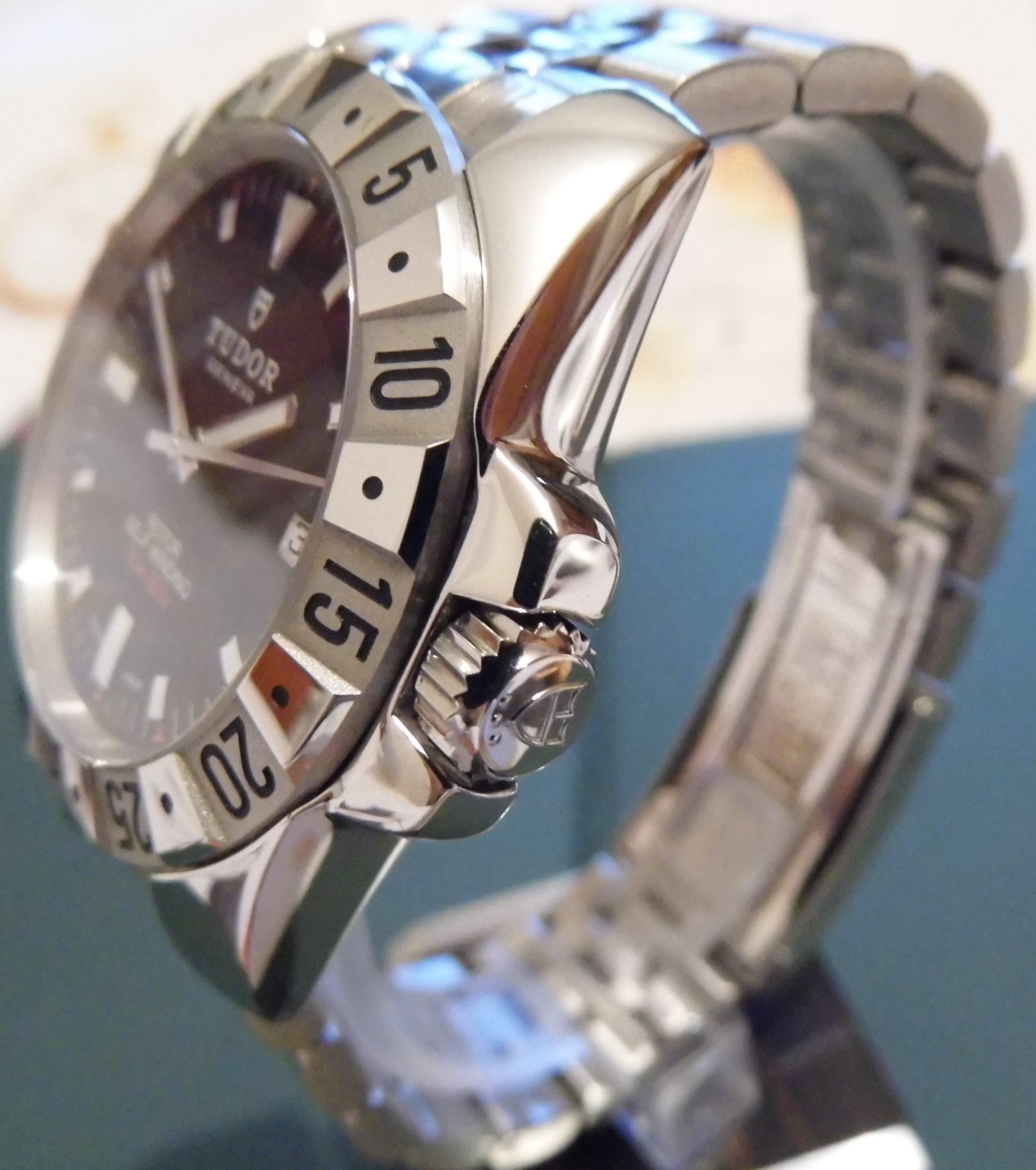 Tudor Sport Automatic, Black Dial, Stainless Steel Bracelet