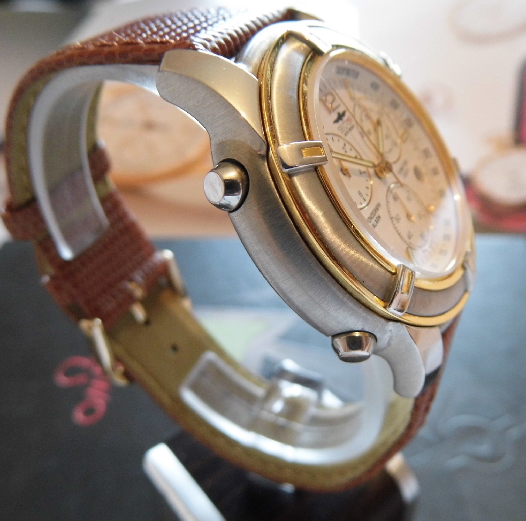 Sector ADV 5000 Chrono Alarm, White Dial, Leather Strap