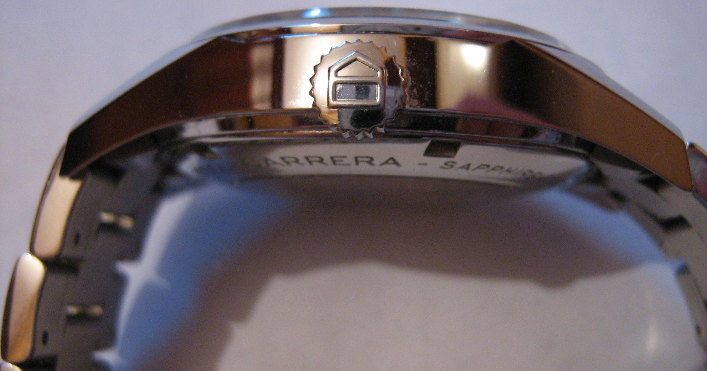 Used Tag Heuer Carrera Twin Time, White Dial, Stainless Steel Bracelet